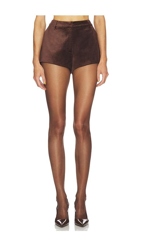 loba cherie shorts in brown.