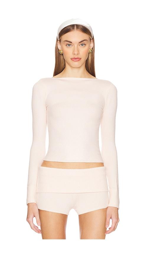 loba kristhel sweater in pink.