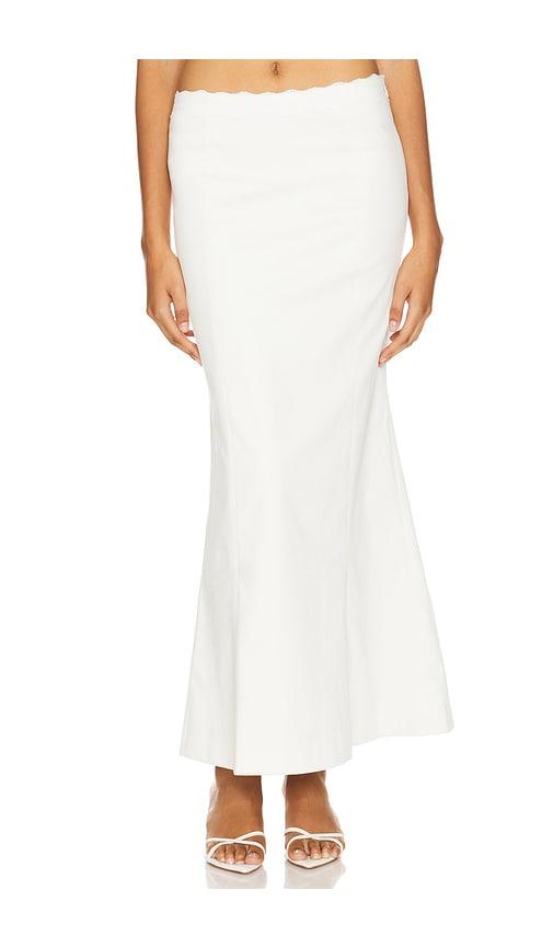 loba lousada skirt in ivory.