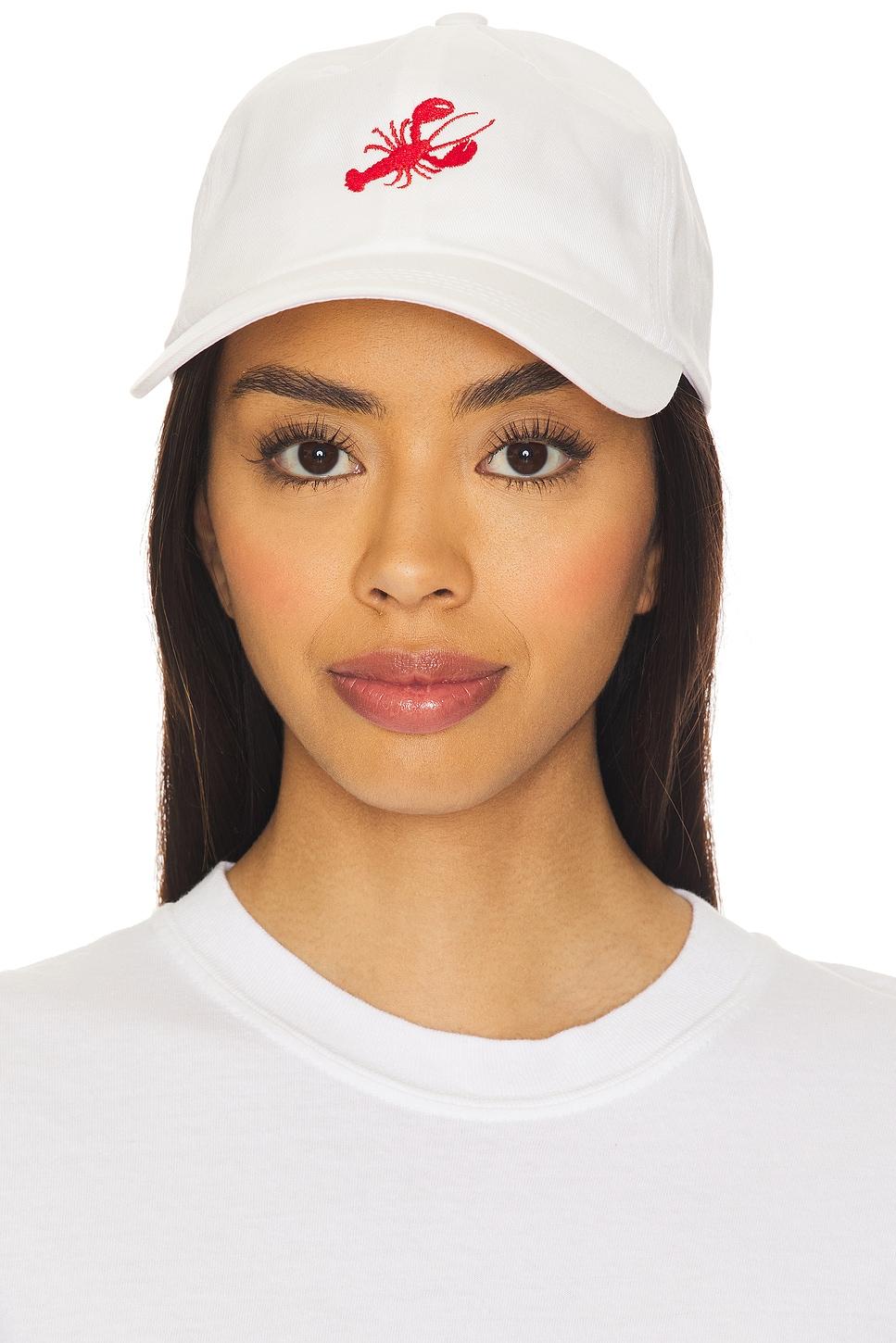 lobster embroidered hat