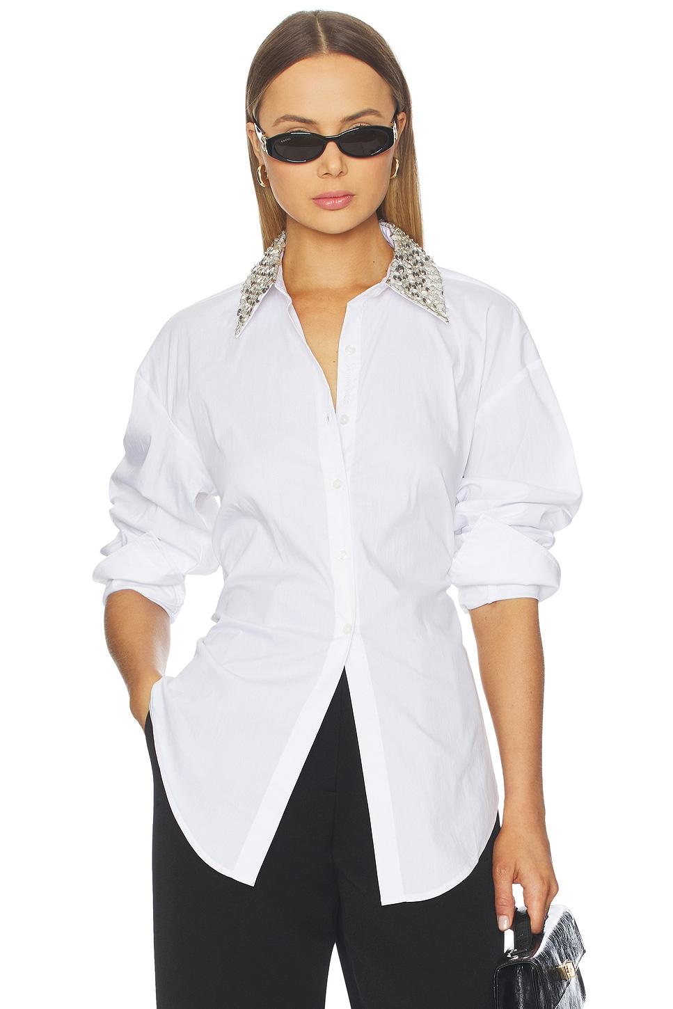 loch embellished button up
