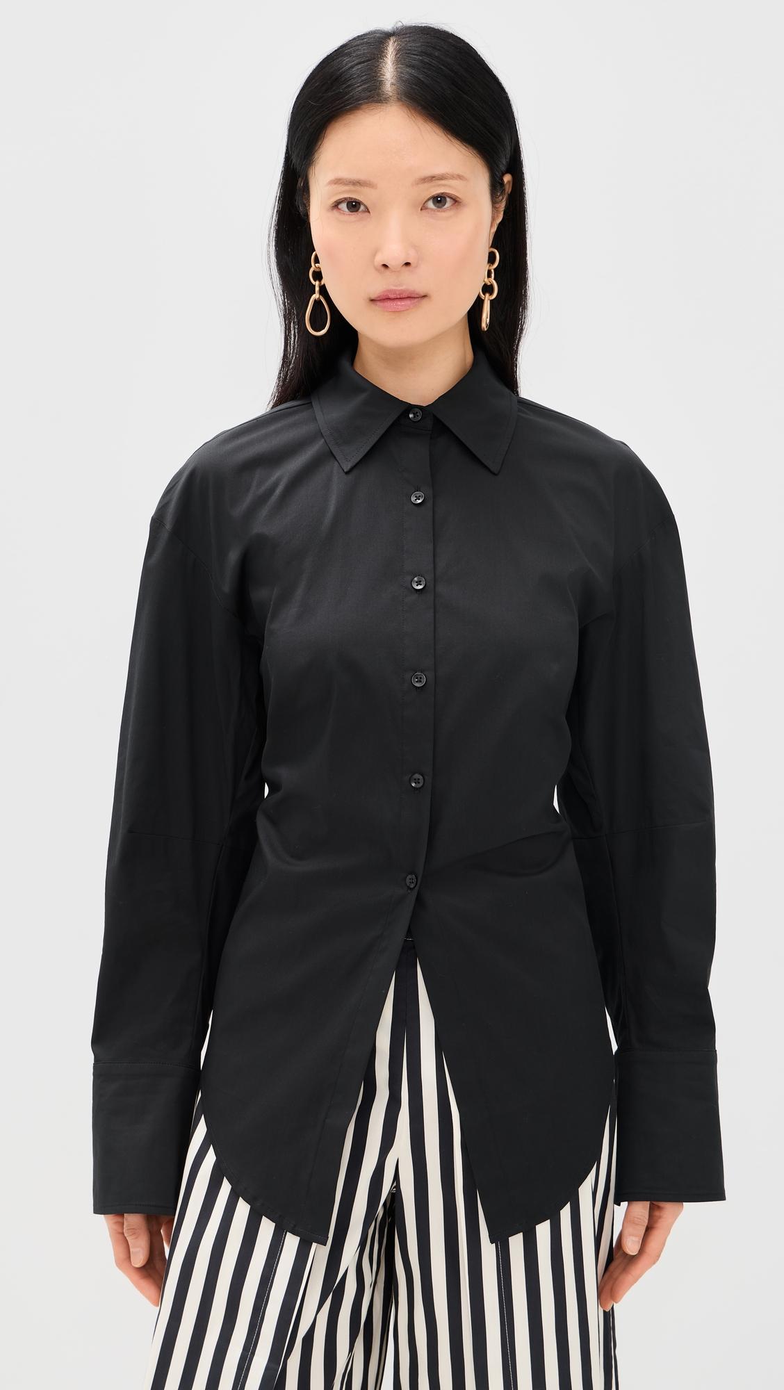 loch poplin button up