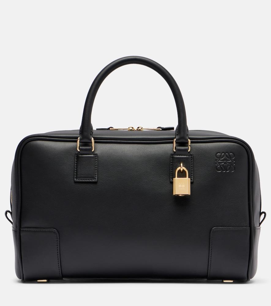 loewe amazona 28 leather top-handle bag