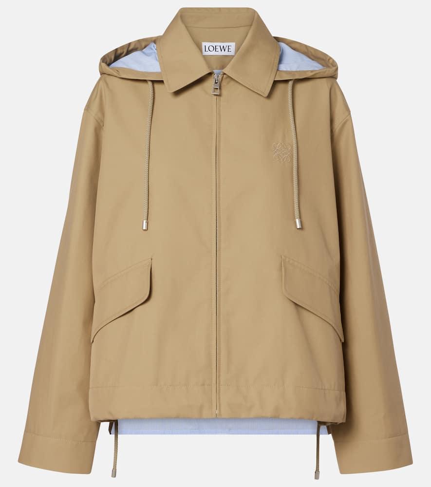 loewe anagram cotton gabardine jacket