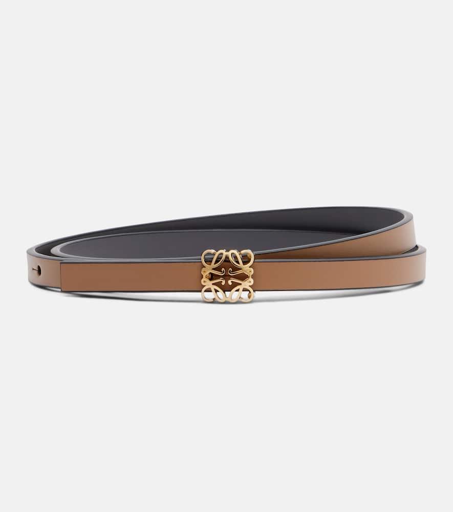loewe anagram leather belt