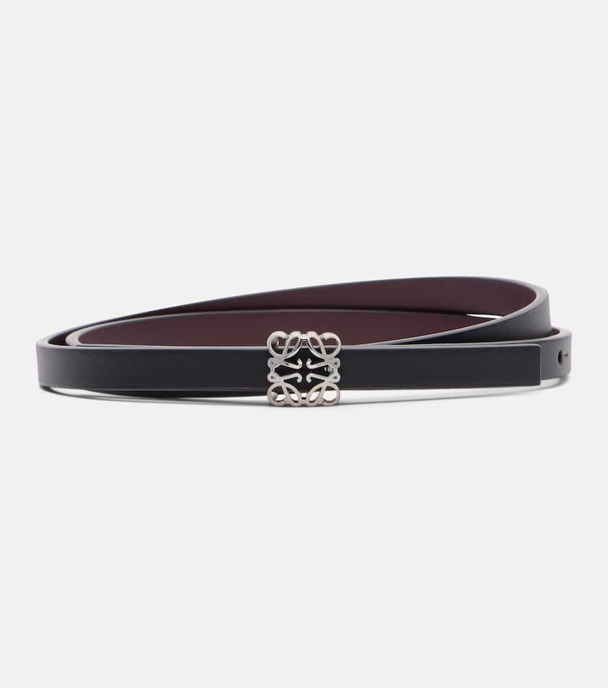 loewe anagram leather belt
