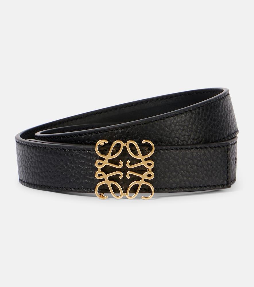 loewe anagram leather belt