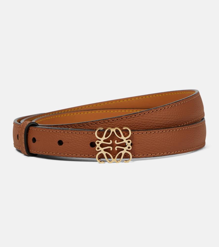 loewe anagram leather belt