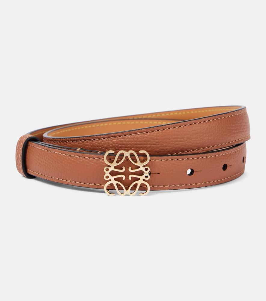 loewe anagram leather belt