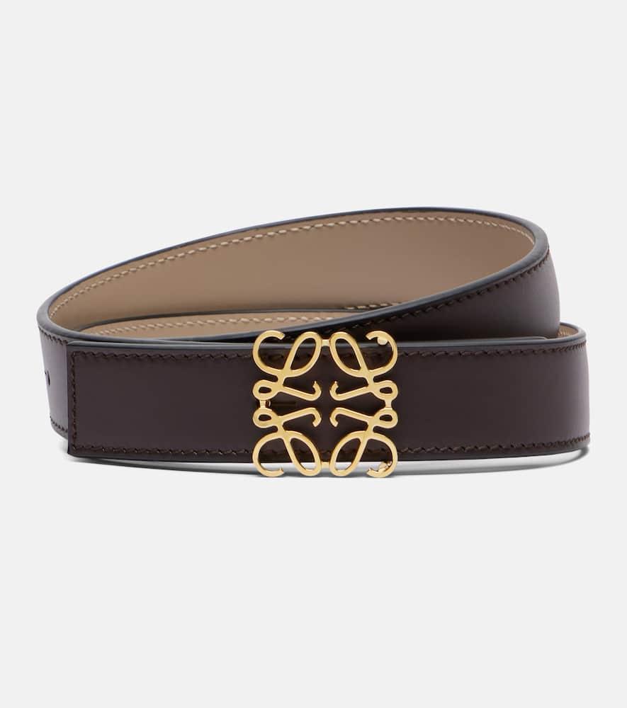 loewe anagram leather belt