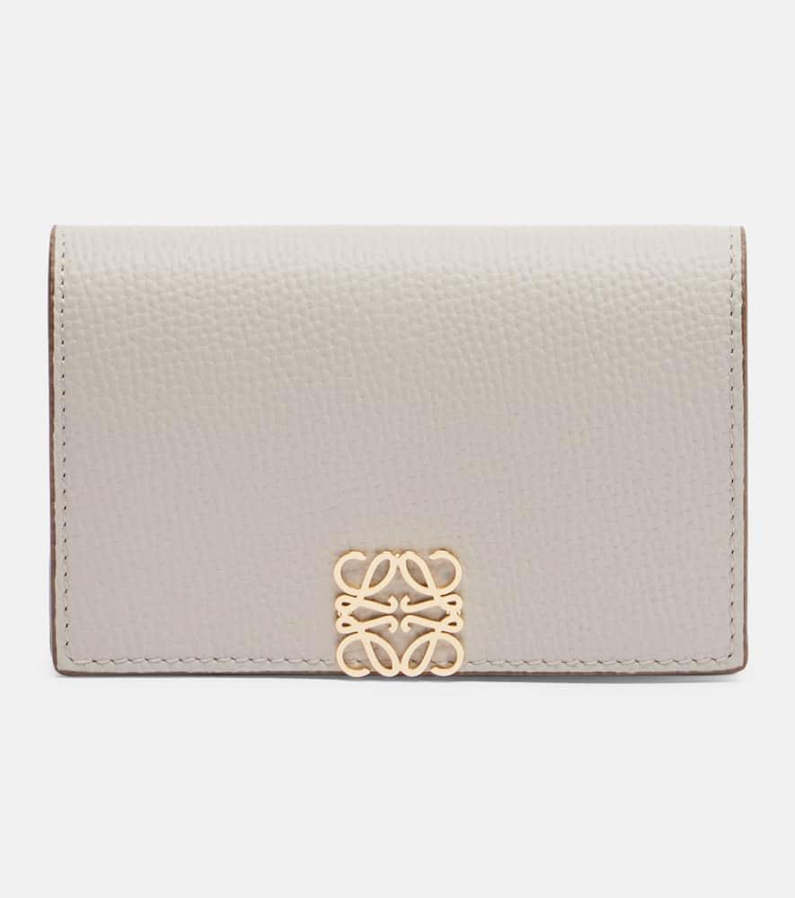 loewe anagram leather card case