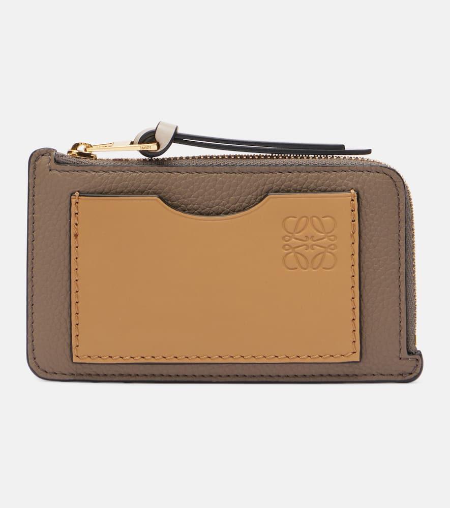 loewe anagram leather card case
