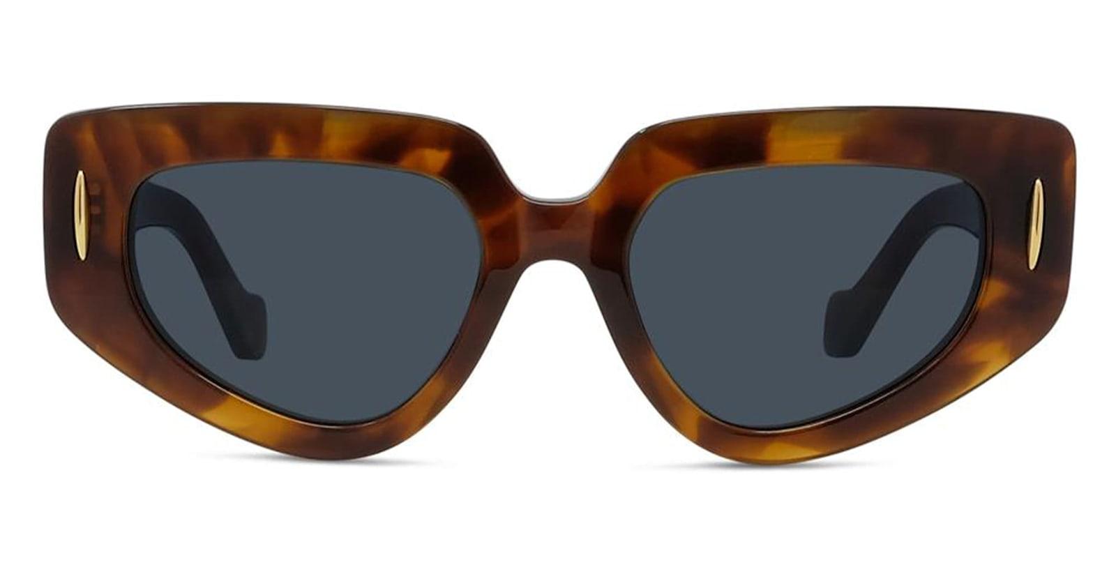 loewe anagram lw40160i-53v - havana sunglasses