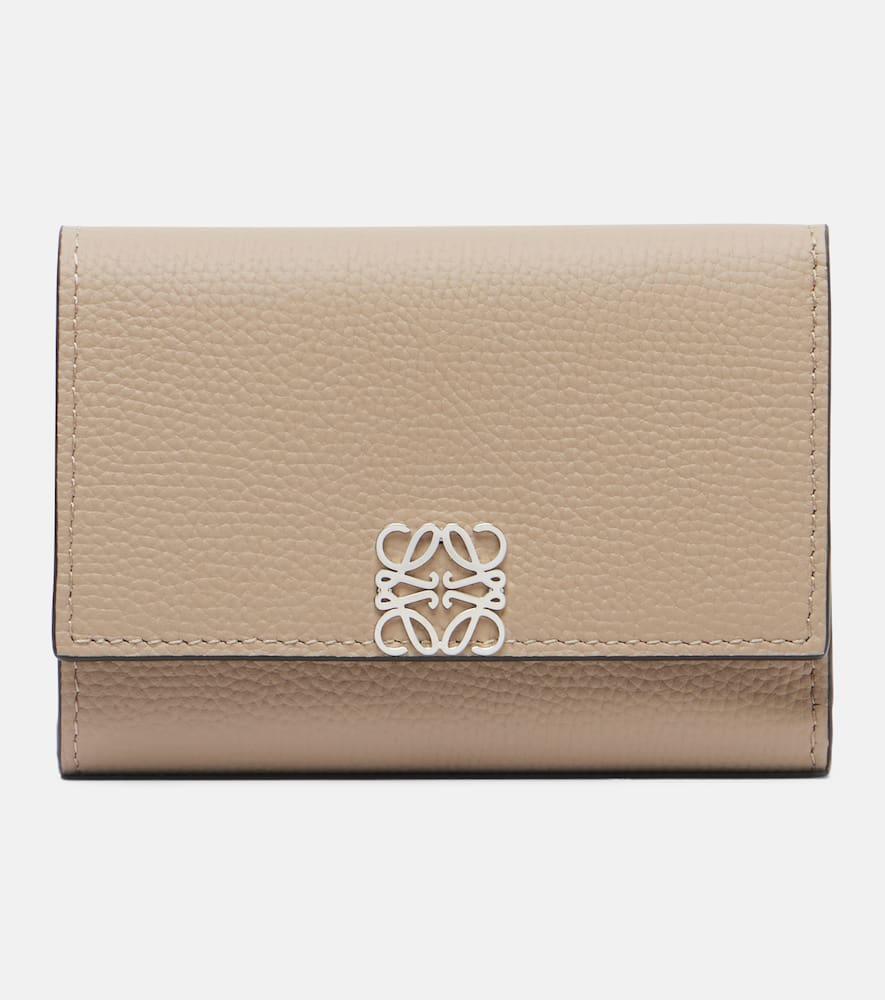 loewe anagram small leather card holder