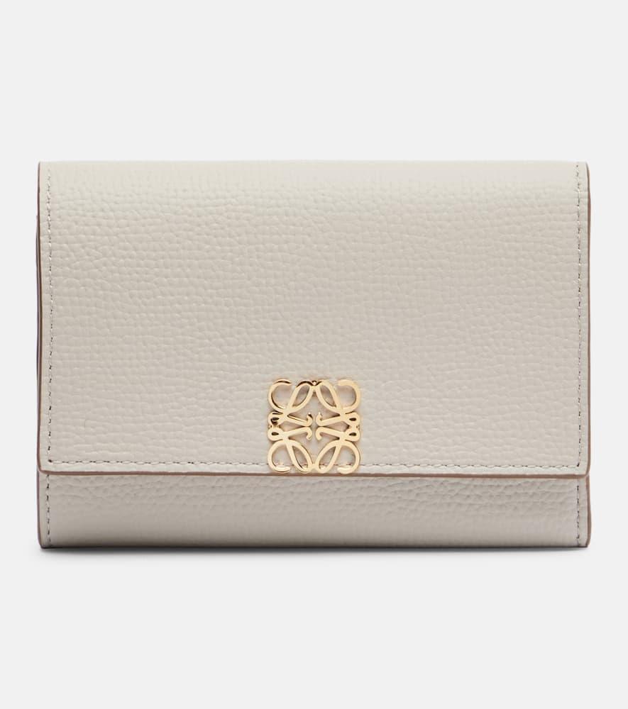 loewe anagram small leather wallet