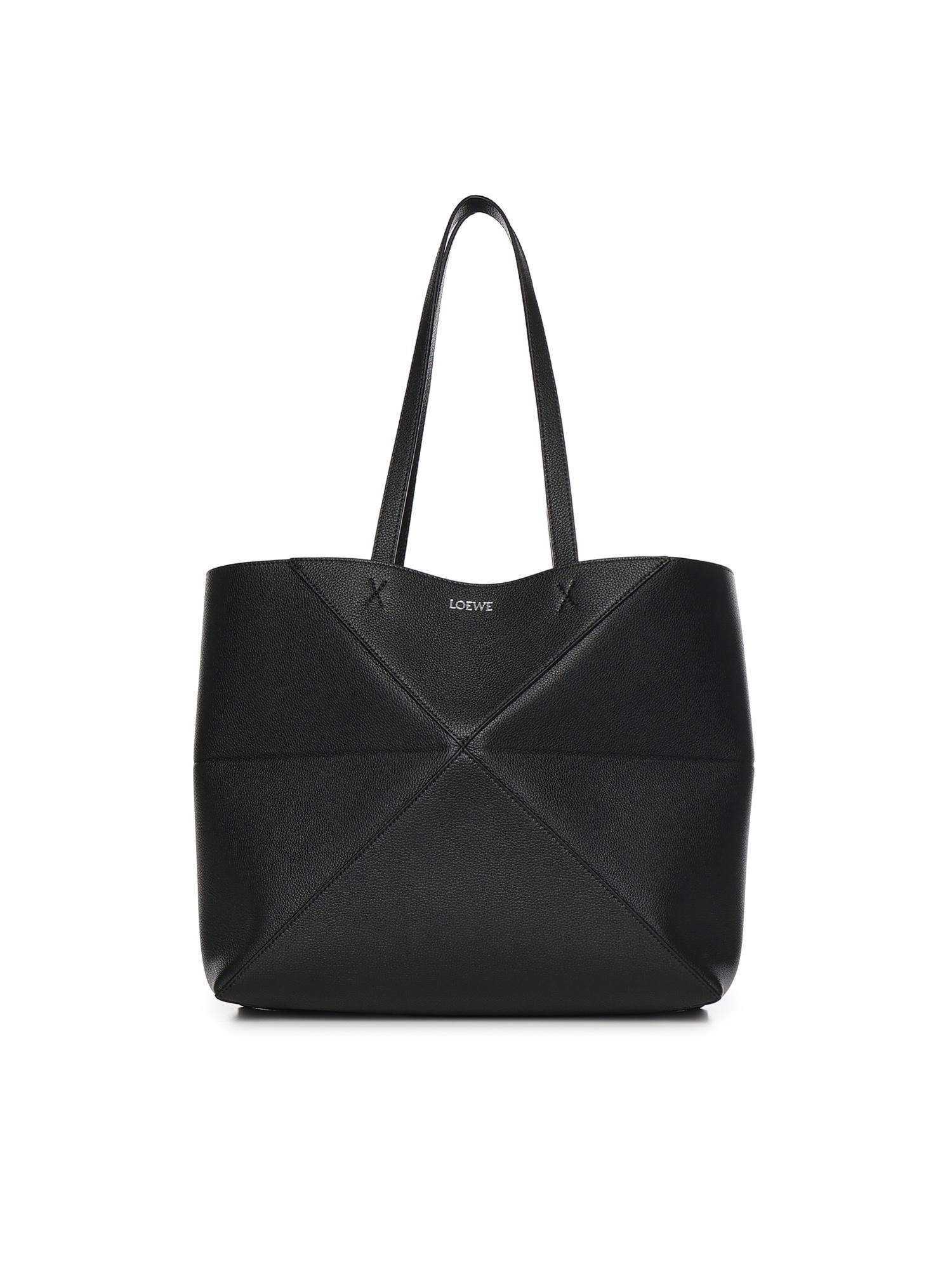 loewe bags black calfskin - women