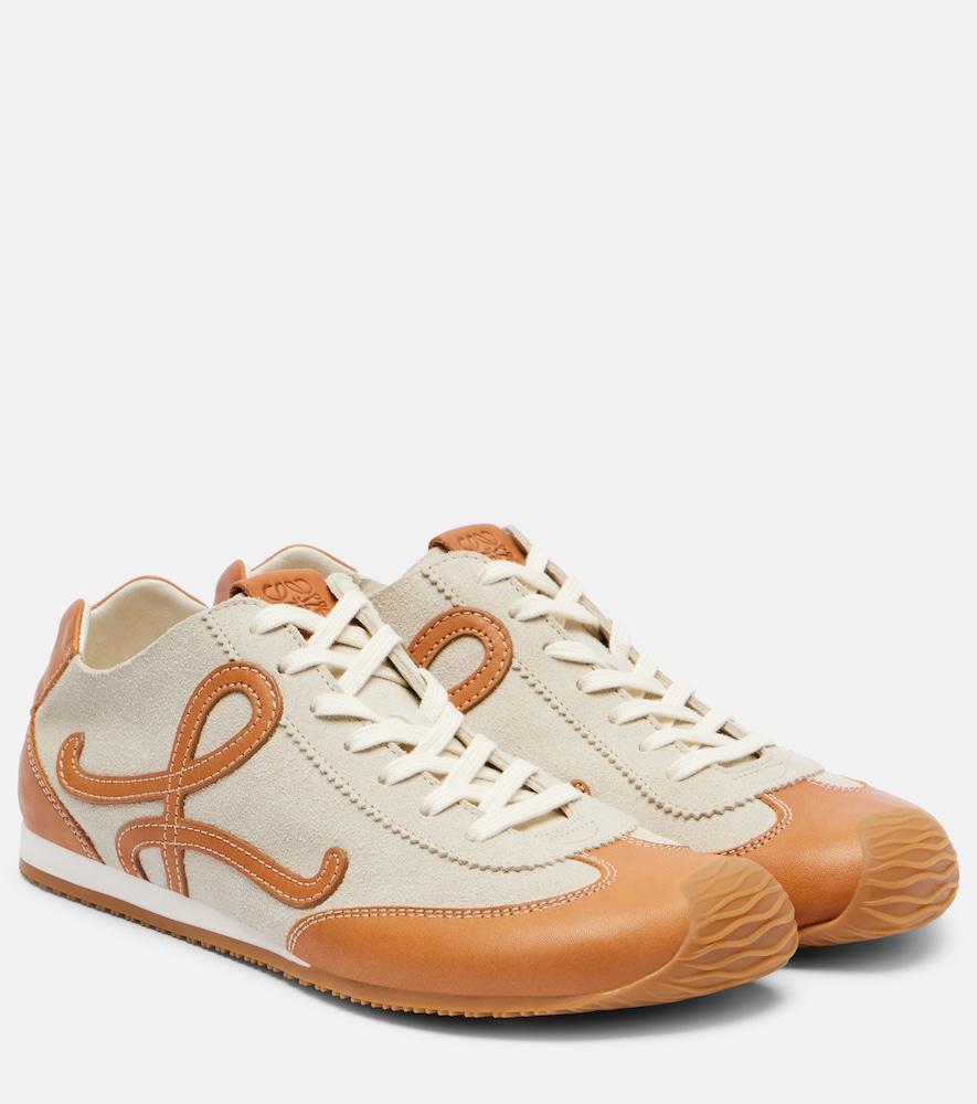 loewe ballet runner 2.0 suede sneakers