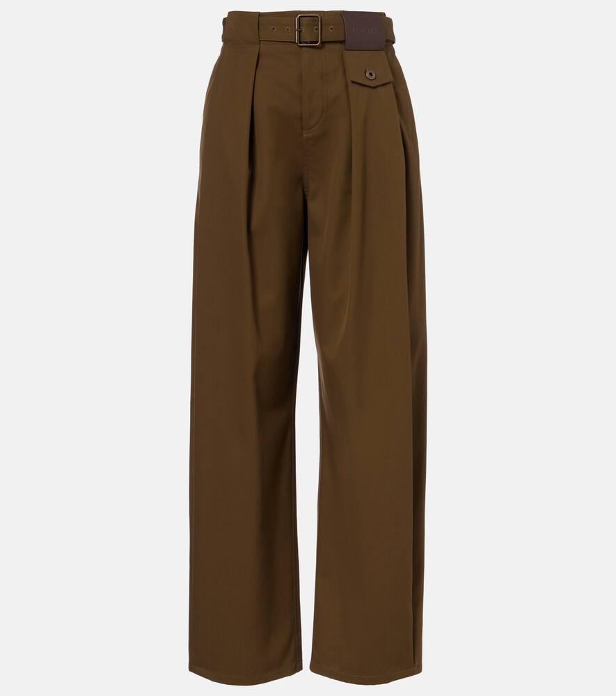 loewe belted pleated high