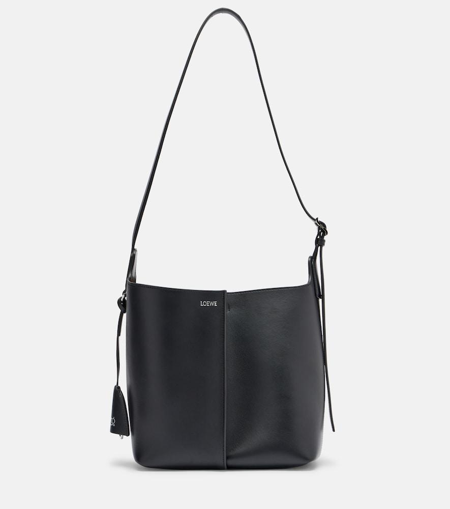 loewe bilbao medium leather tote bag