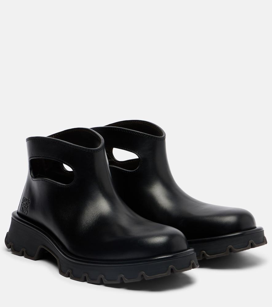 loewe bobby leather ankle boots