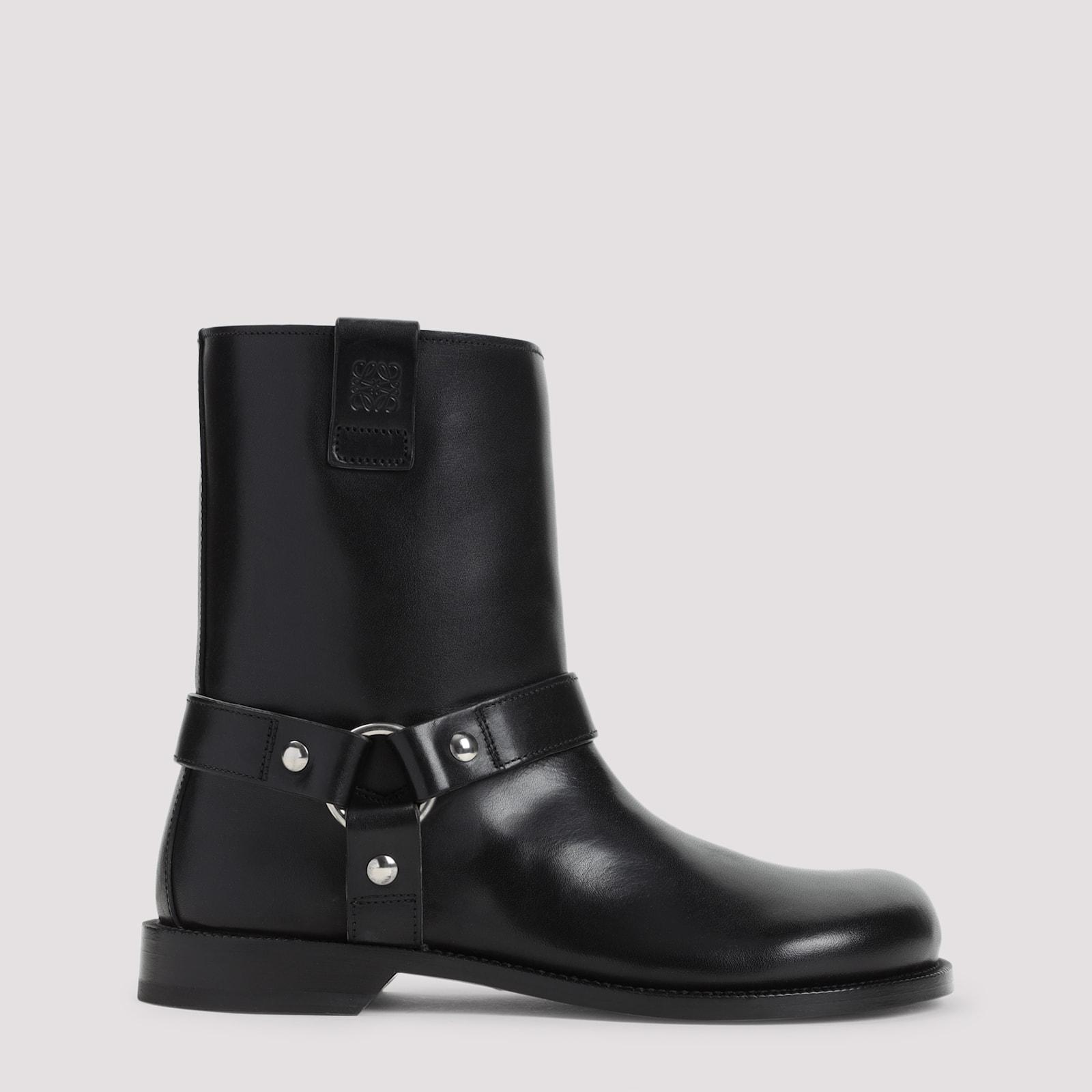 loewe campo biker shearling boots