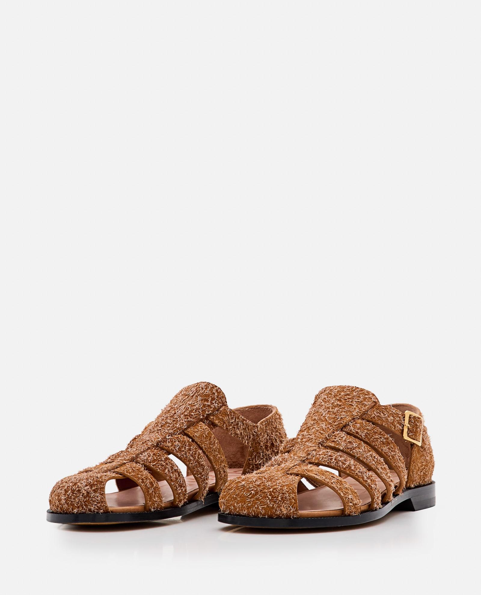 loewe campo flat sandal