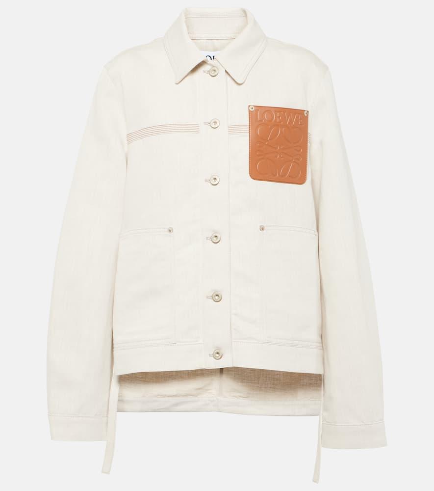 loewe cotton and linen jacket