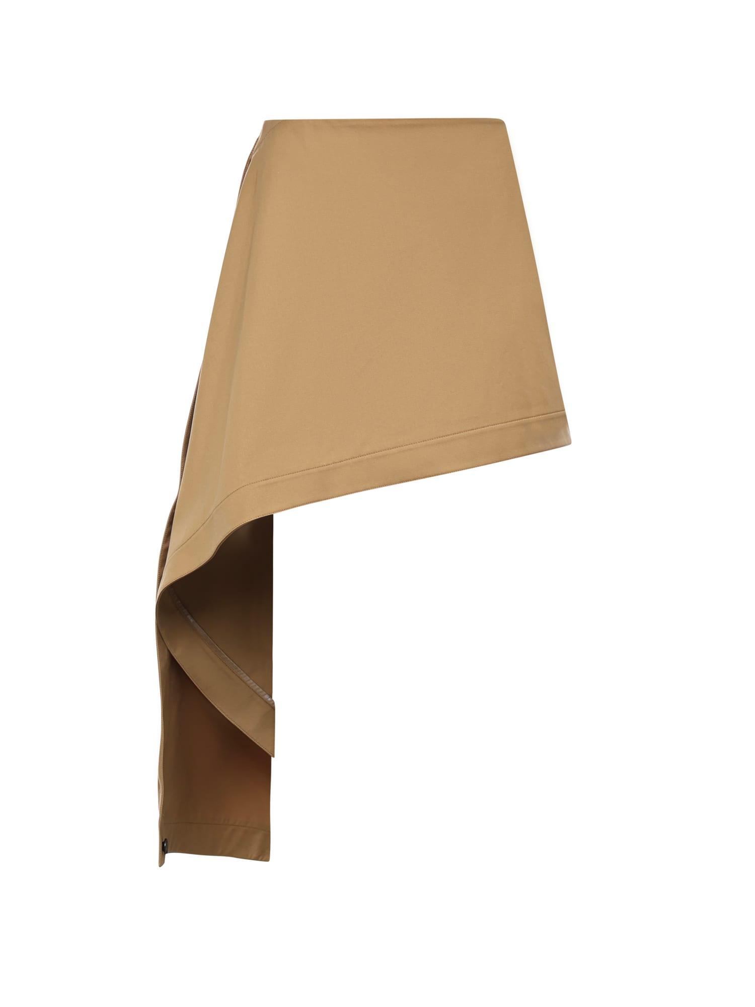 loewe cotton and silk skirt