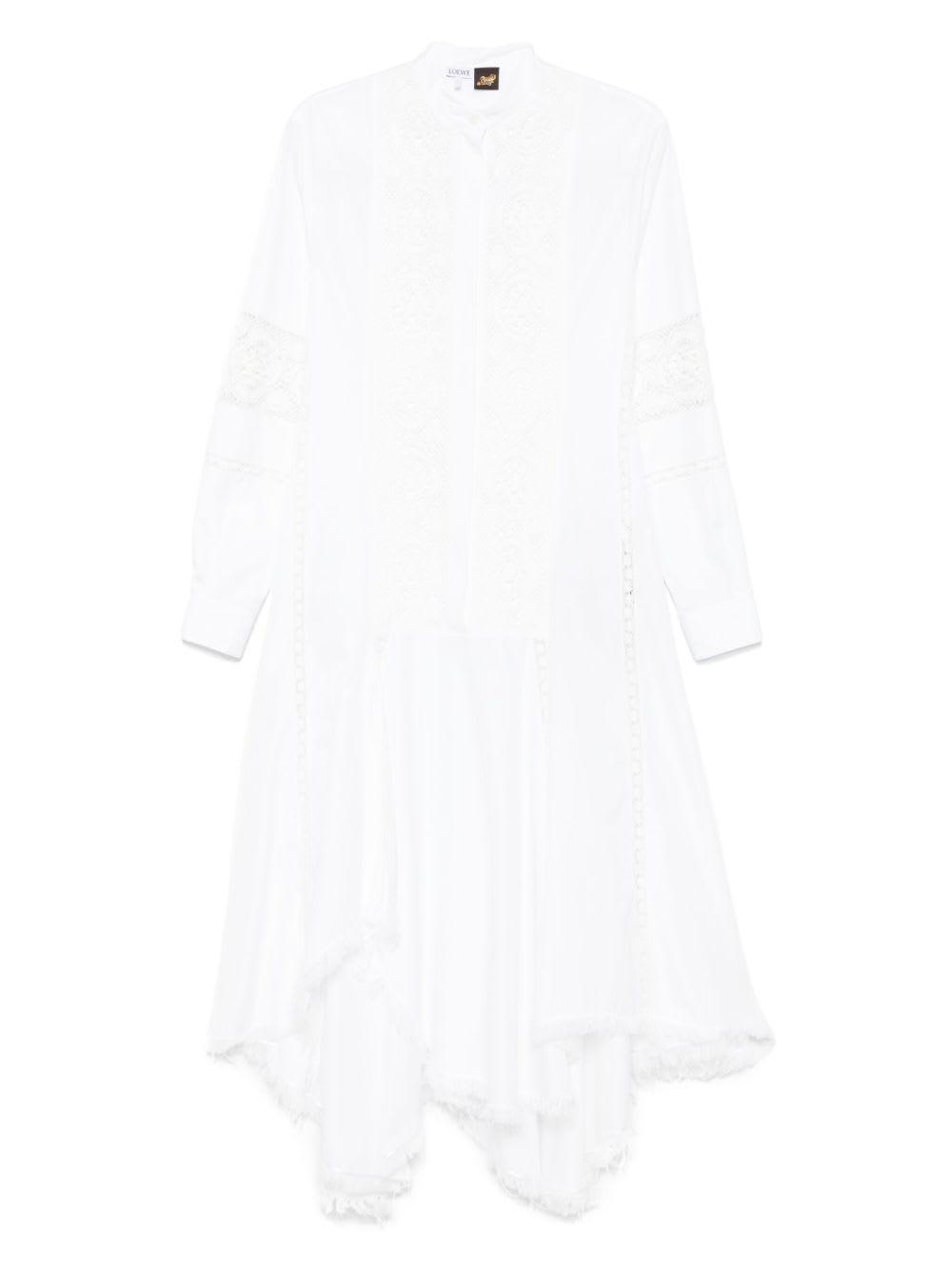 loewe cotton chemisier dress