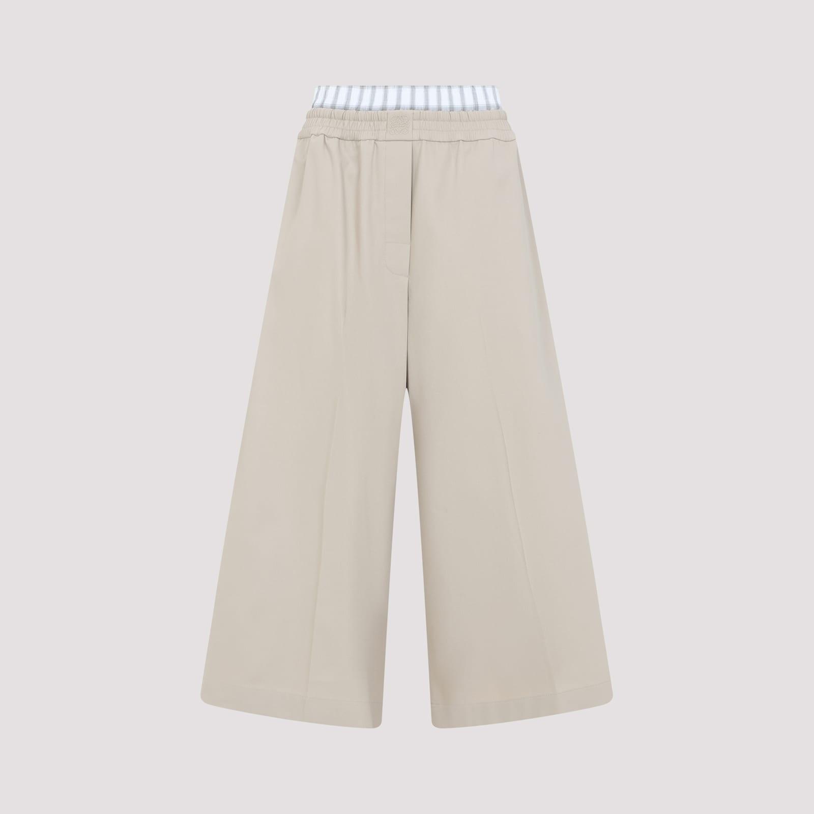 loewe cropped pants