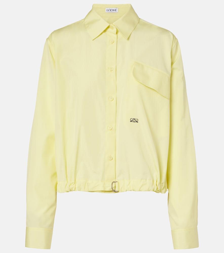 loewe double l cotton shirt