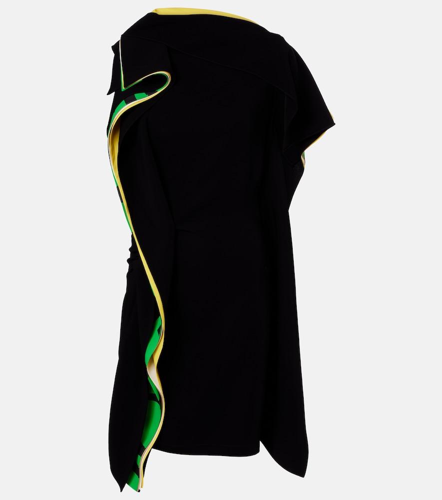 loewe draped minidress