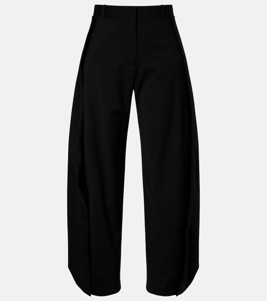 loewe draped wool wide