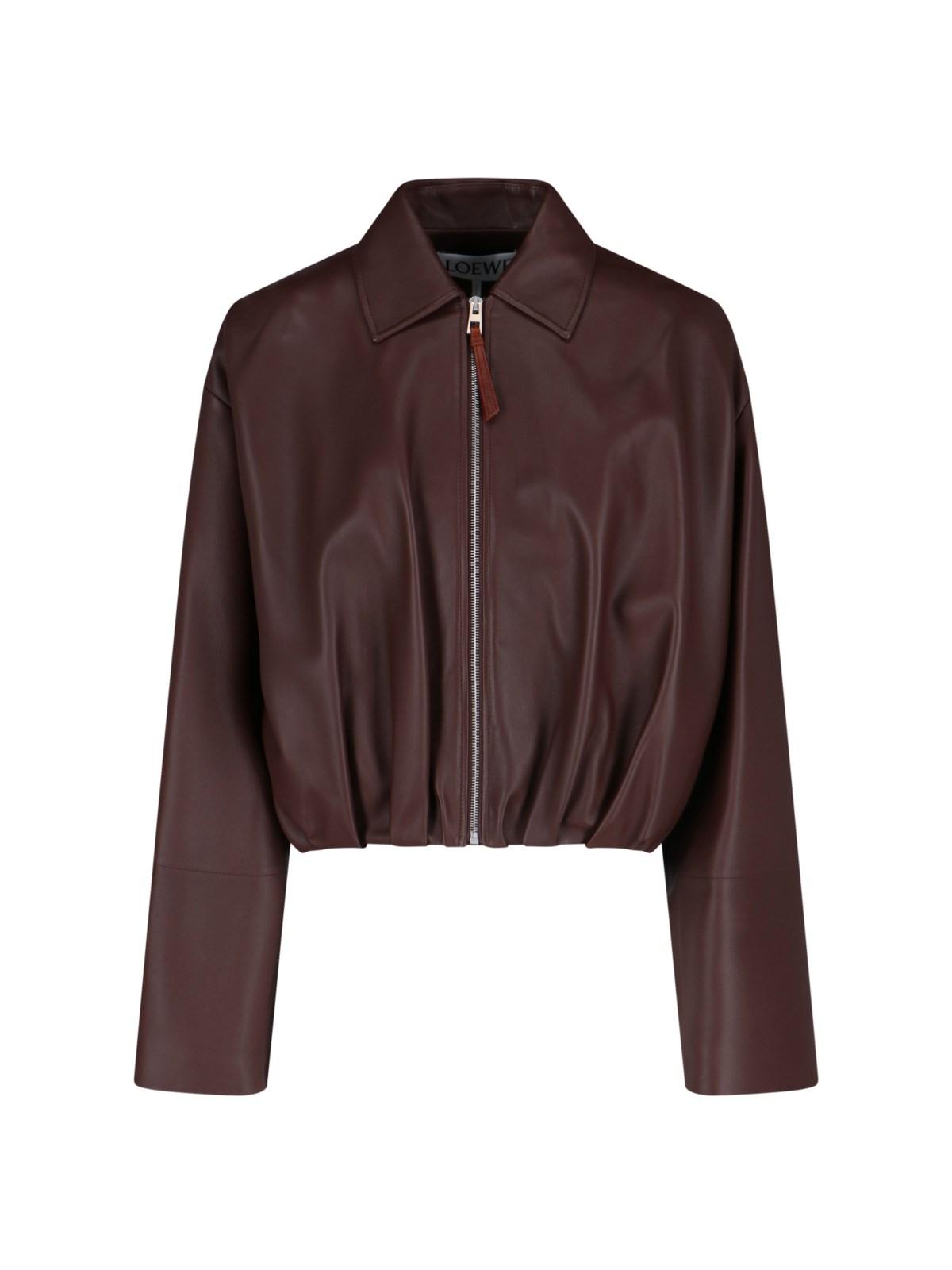 loewe draped zip jacket