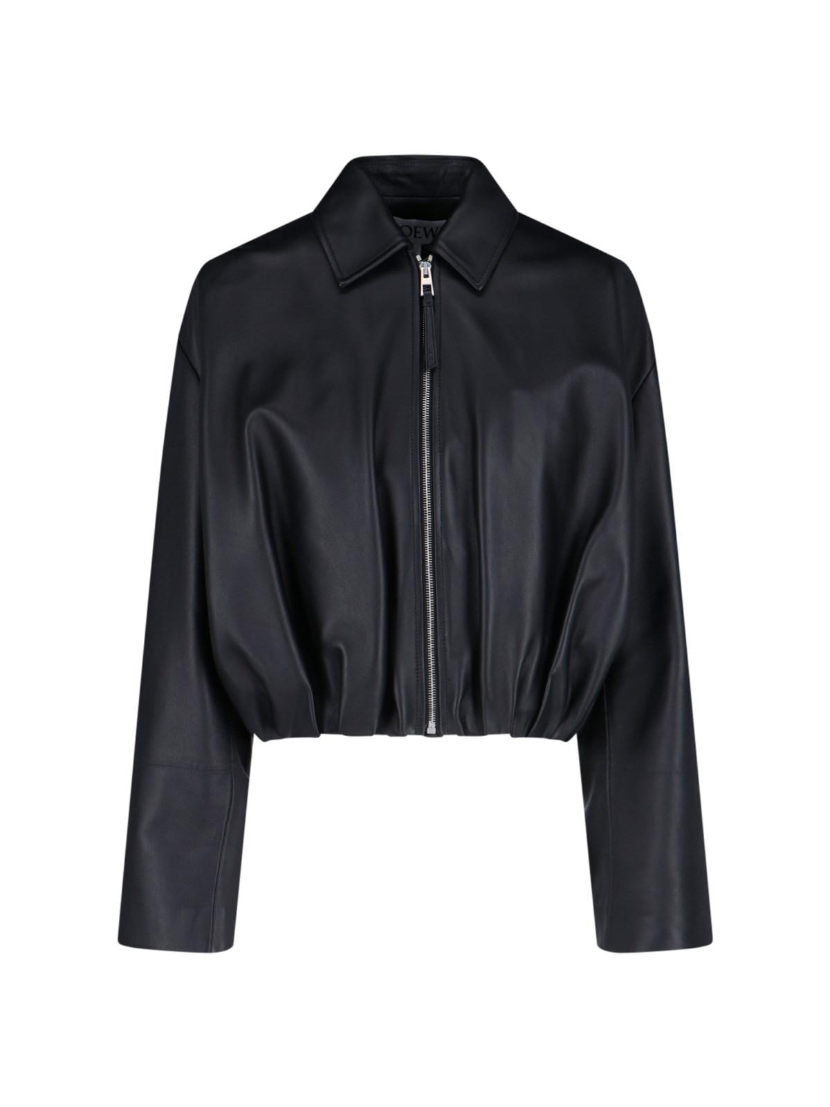 loewe draped zip jacket