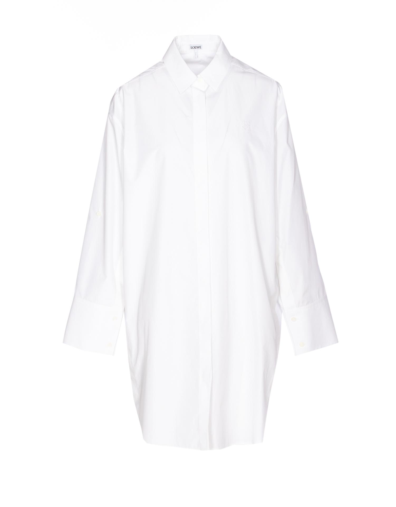 loewe dresses white cotton - women
