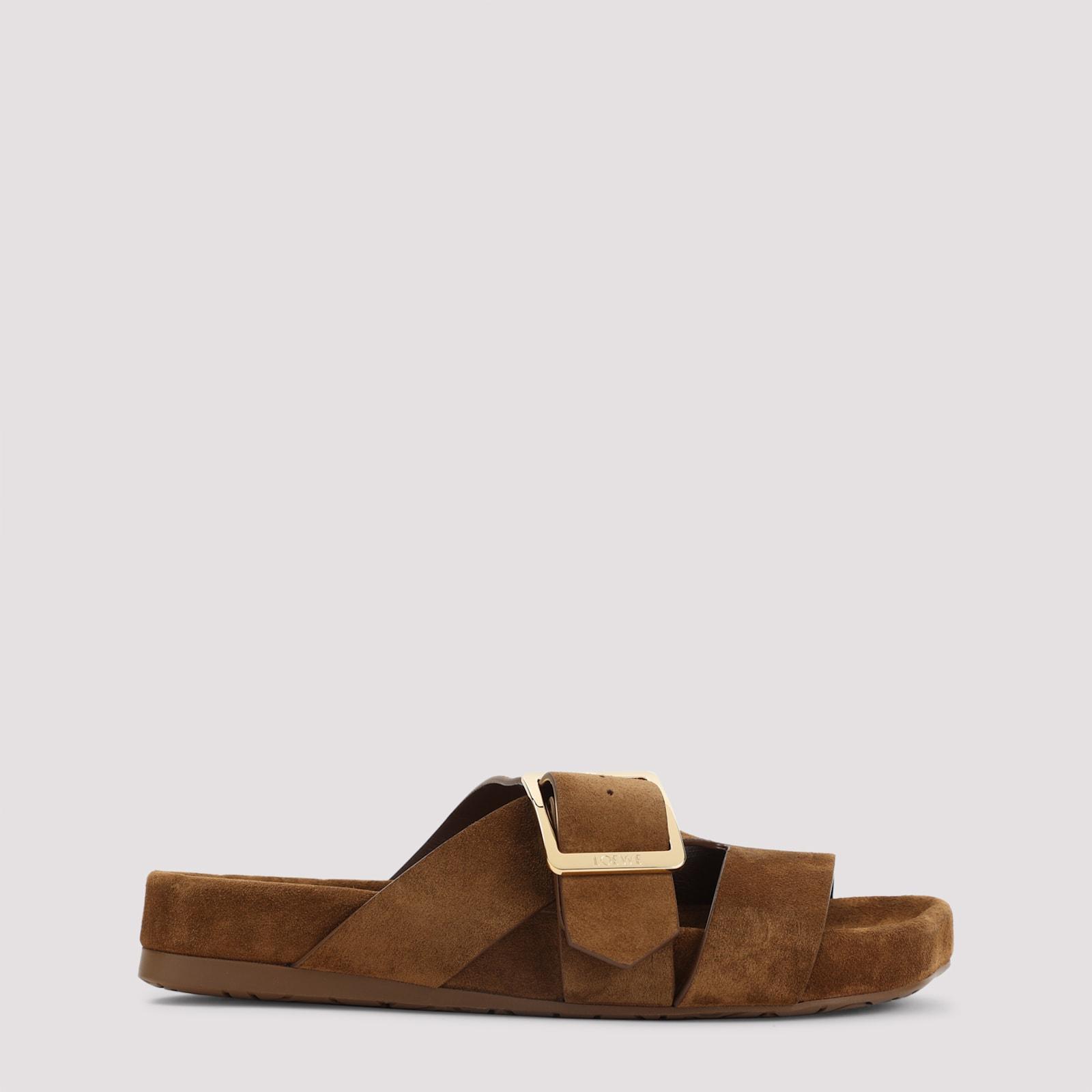 loewe ease bucle slide sandals