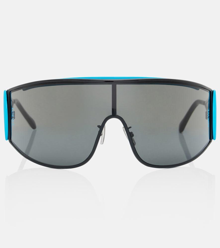 loewe fashion show shield sunglasses