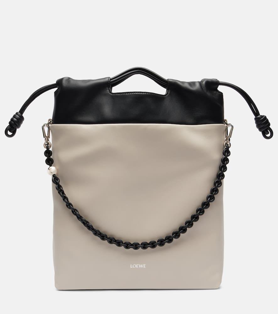 loewe flamenco leather clutch