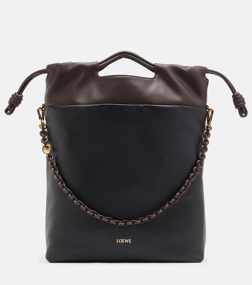 loewe flamenco leather clutch