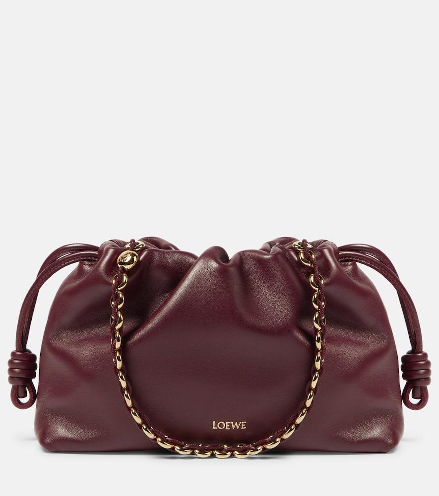loewe flamenco leather shoulder bag