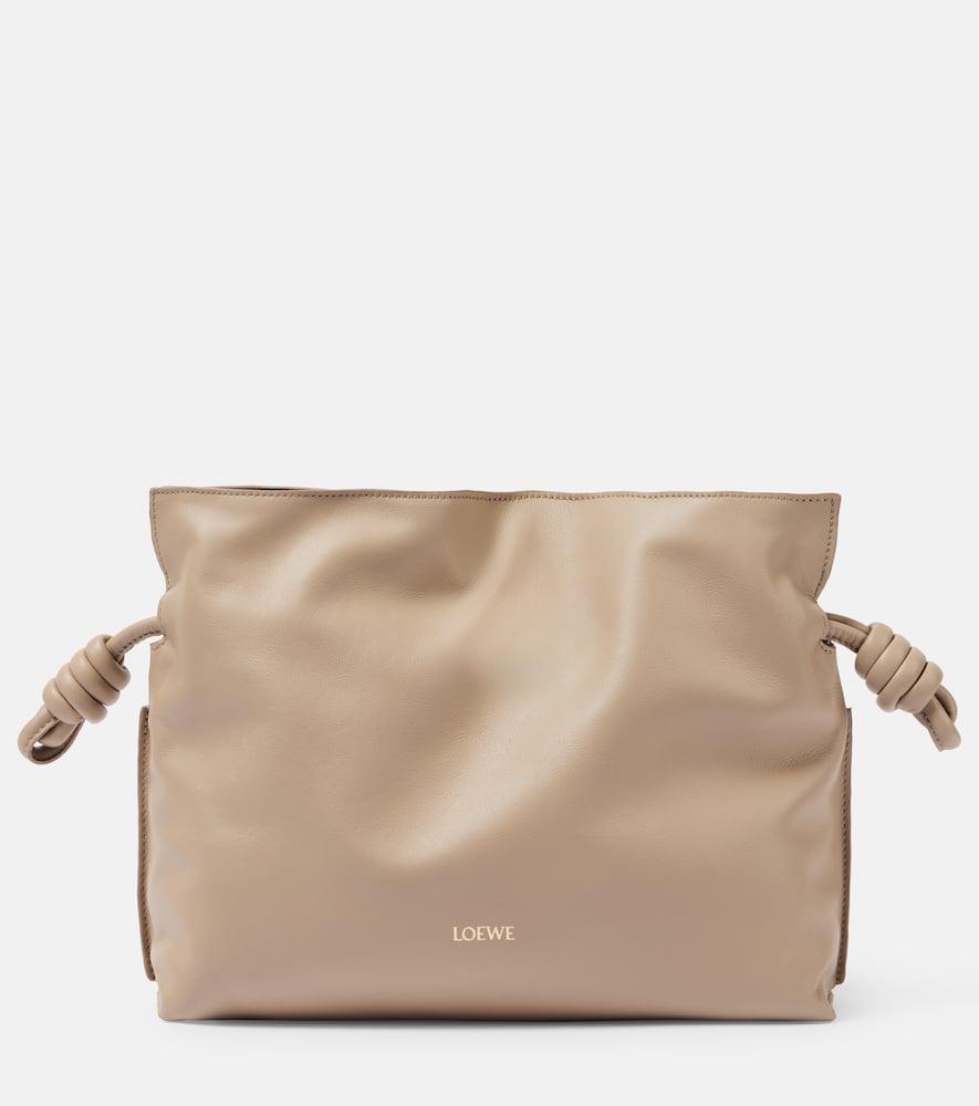 loewe flamenco medium leather clutch