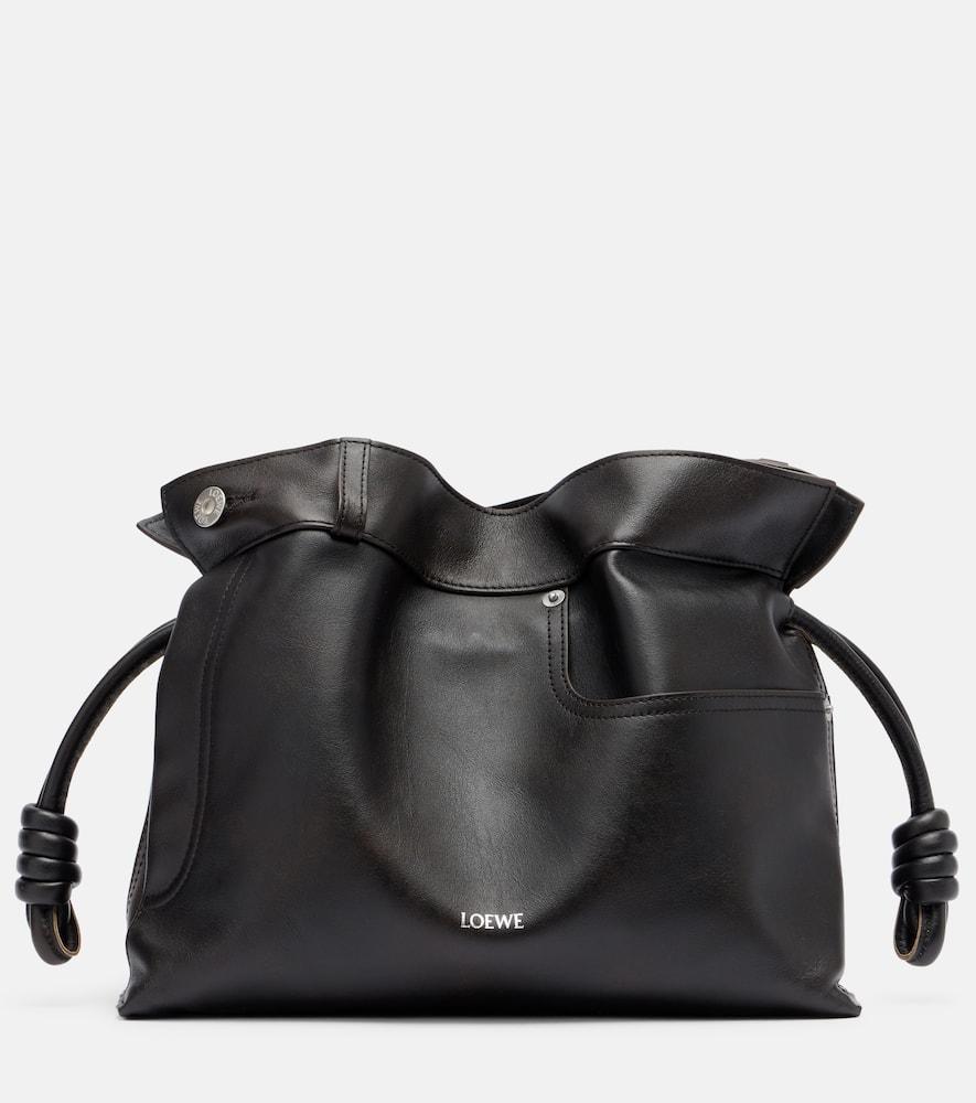 loewe flamenco medium leather clutch