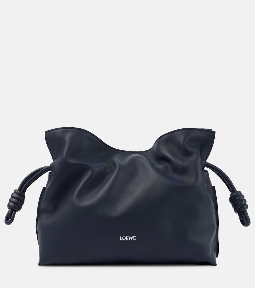 loewe flamenco medium leather clutch