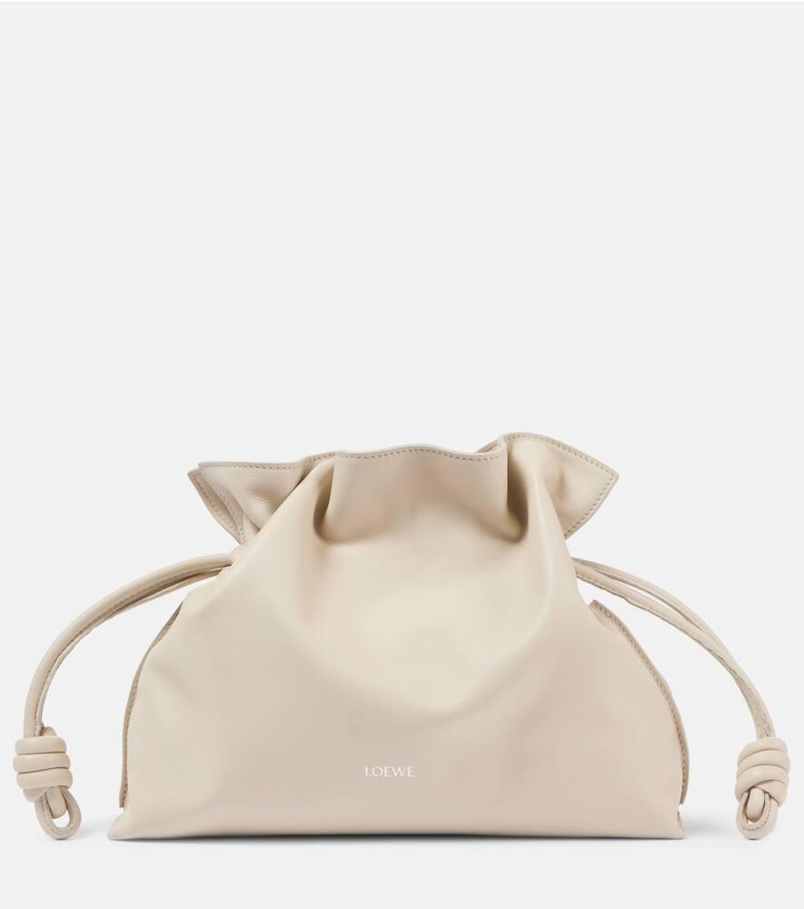 loewe flamenco medium leather clutch