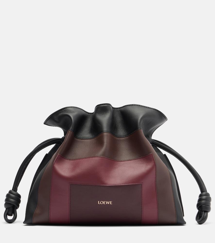 loewe flamenco medium leather clutch