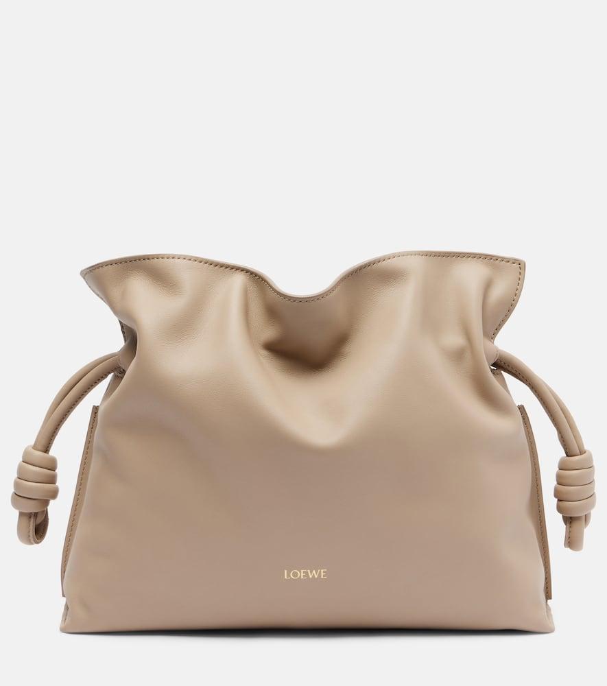 loewe flamenco medium leather tote bag