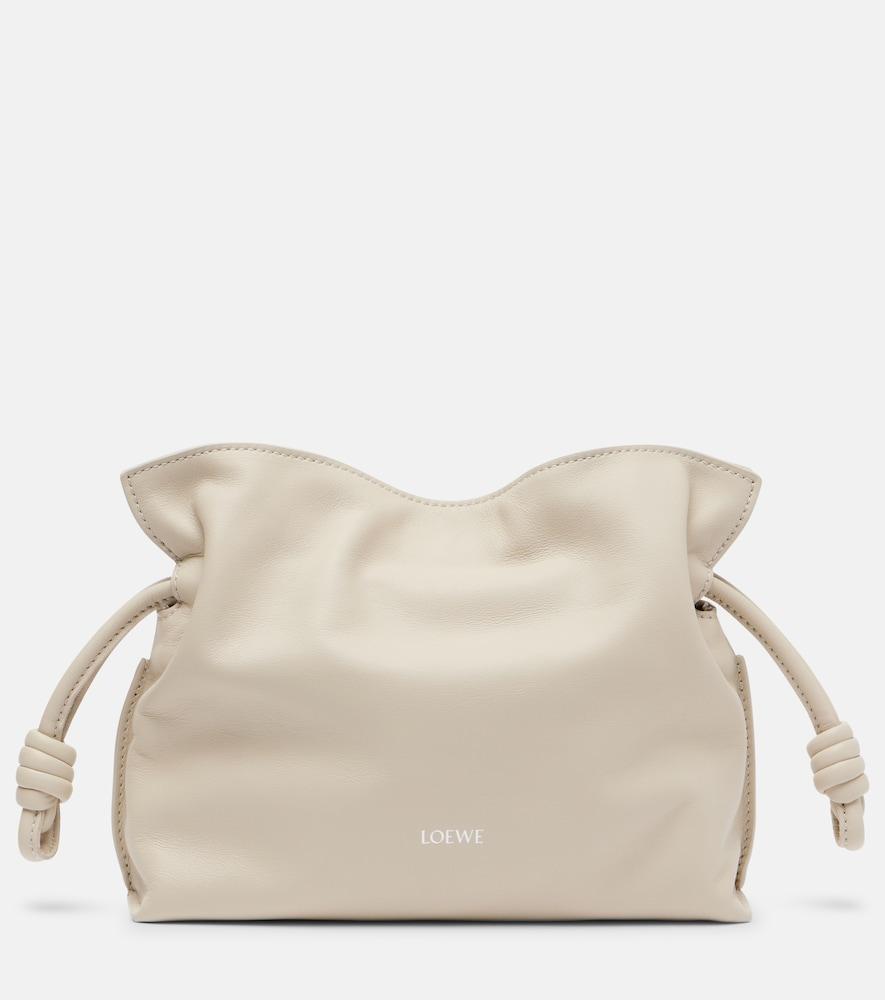 loewe flamenco mini leather clutch
