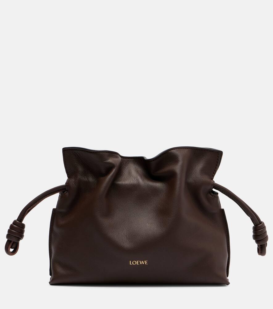 loewe flamenco mini leather clutch