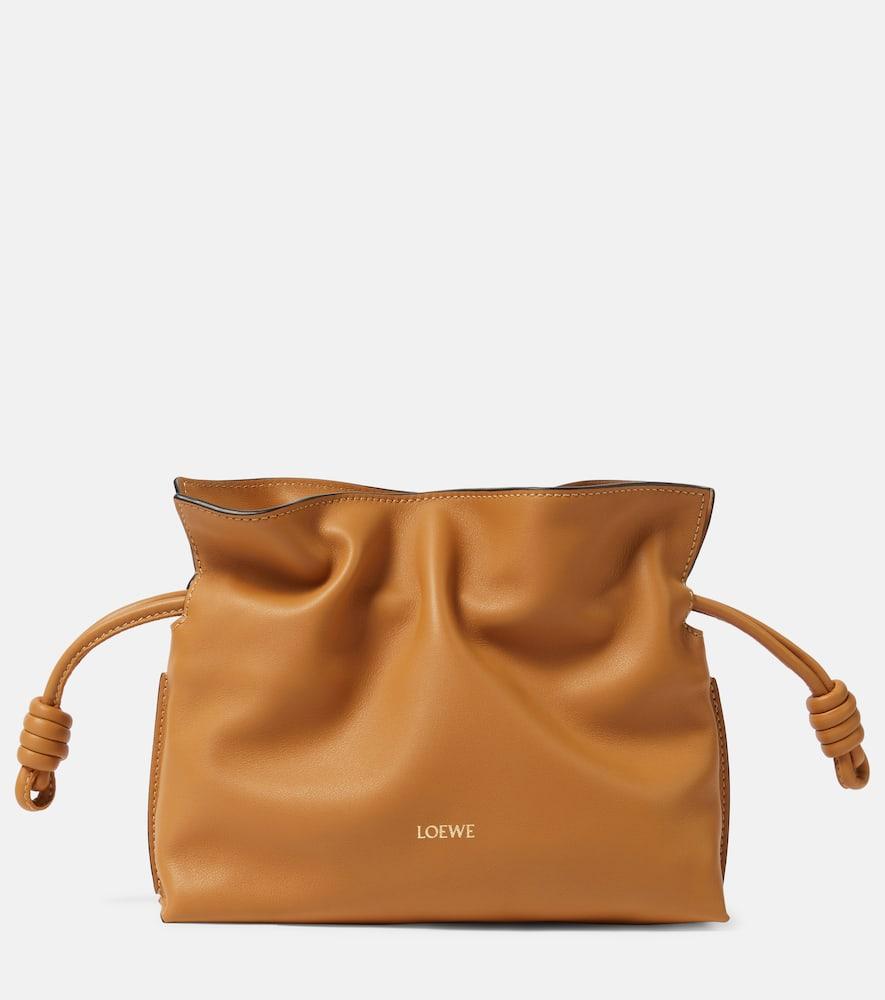 loewe flamenco mini leather clutch
